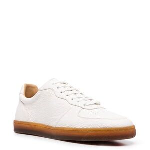 Brunello Cucinelli pebbled leather low-top sneakerss